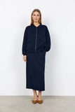 soyaconcept Banu 293 Zip Up Cardi in Navy