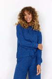 soyaconcept Biara 143 Hooded Top in Blue