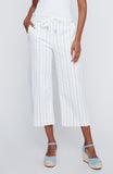 CYC Striped White Crop Pant