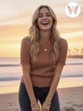 Weslynn Giselle Top in Mocha