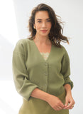 Yest Ivina Cardigan in Olive