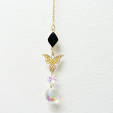 Beyond the Looking Glass Angel Suncatcher Blue Goldstone