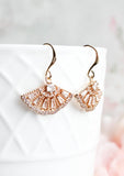 A Pocket of Posies Art Deco Fan Earrings