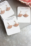 A Pocket of Posies Art Deco Fan Earrings