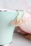 A Pocket of Posies Art Deco Fan Earrings