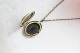 A Pocket of Posies Cameo Photo Locket Necklace
