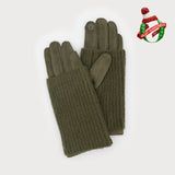 Caracol Wrist Warmer Faux Suede Gloves