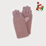 Caracol Wrist Warmer Faux Suede Gloves
