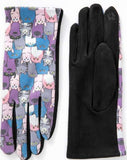 Cat Print Gloves