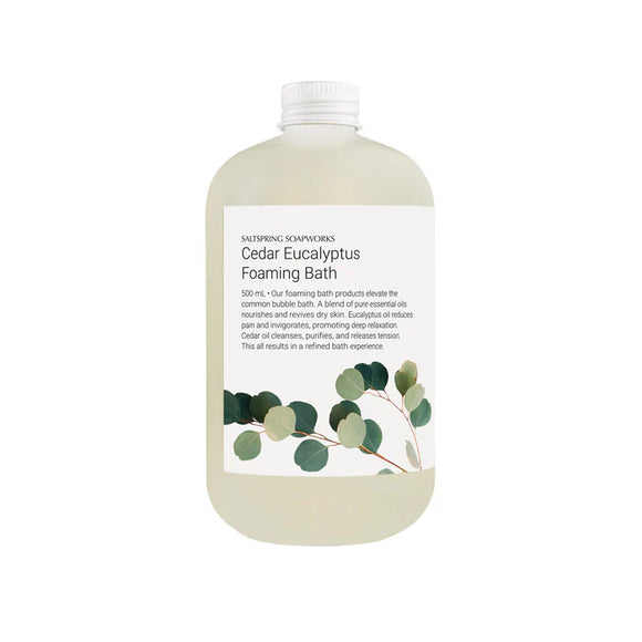 Saltspring Soapworks Cedar Eucalyptus Foaming Bath