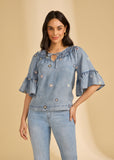 FDJ Denim Daisy Top