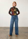 FDJ Mock Neck Top