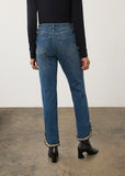 FDJ Olivia Ankle Jean w/ Frayed Hem