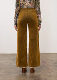 FDJ Olivia Wide Leg Pant in Brass