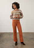 FDJ Olivia Wide Leg Pant in Pumpkin