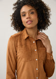 FDJ Button Up Suede Shirt