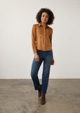 FDJ Button Up Suede Shirt