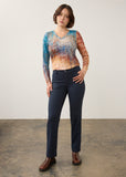 FDJ V-Neck Top in Sunset