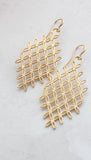 A Pocket of Posies Art Nouveau Chandelier Earrings