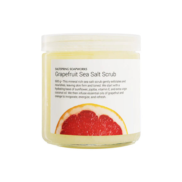 Saltspring Soapworks Grapefruit Sea Salt Scrub