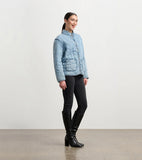 Hatley Quilted Tencel Jacket in Washed Blue