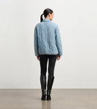 Hatley Quilted Tencel Jacket in Washed Blue