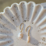 Isla Rae Jewelry Ave Pearl Hook Earrings