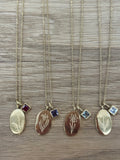 Kristen Lee Jewelry Birthstone Necklaces - Available in Silver and Gold