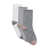 Lemon 3 pack Powder Soft Crew Socks - 4 options