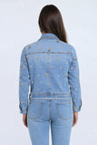 Lois Marissa Embroidered Denim Jacket