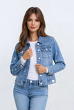 Lois Marissa Embroidered Denim Jacket