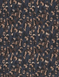 Lois Lynn Hidden Button Top Indigo Print