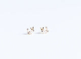 Renaissance Luna Butterfly Crescent Earrings