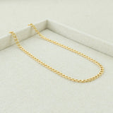 Renaissance Lyra Curb Necklace