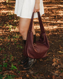 Louenhide Morgan Shoulder Bag in Burgundy