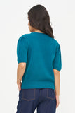 M made in Italy Knit Sweater in Plum
