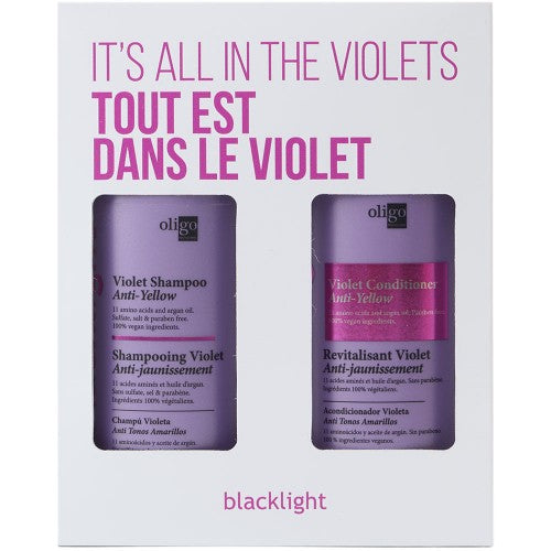 Oligo Blacklight Shampoo/Conditioner Violet Duo