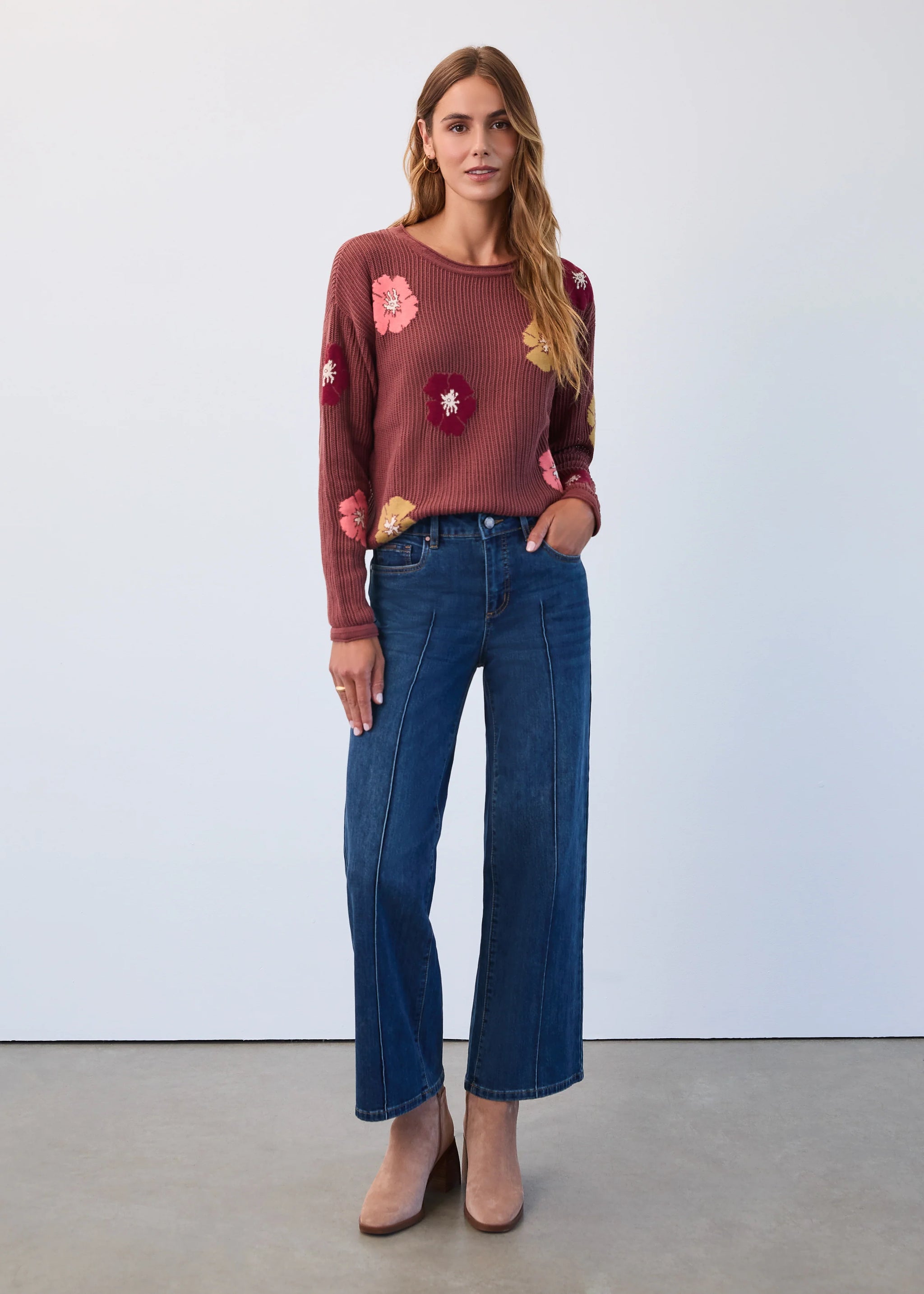 FDJ Olivia Wide Ankle Jeans – Paramount DaySpa Salon Boutique