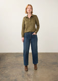 FDJ Olivia Wide Ankle Jeans Dark Indigo