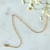 Isla Rae Patricia Paperclip Anklet