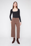 Renuar Cotton Tencel Cropped Pant