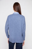 Renuar Heathered Button Up Cardigan