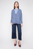 Renuar Heathered Button Up Cardigan