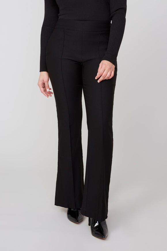 Renuar Black Flared Pant