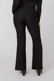 Renuar Black Flared Pant