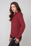 Renuar Knit Pullover in Port