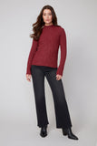 Renuar Knit Pullover in Port