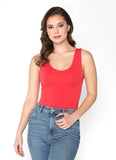 c'est moi Bamboo Double Scoop Tank - Multiple Color Options