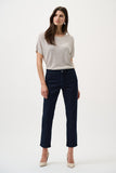Joseph Ribkoff Knit T-shirt w/ Rhinestones in Moonstone