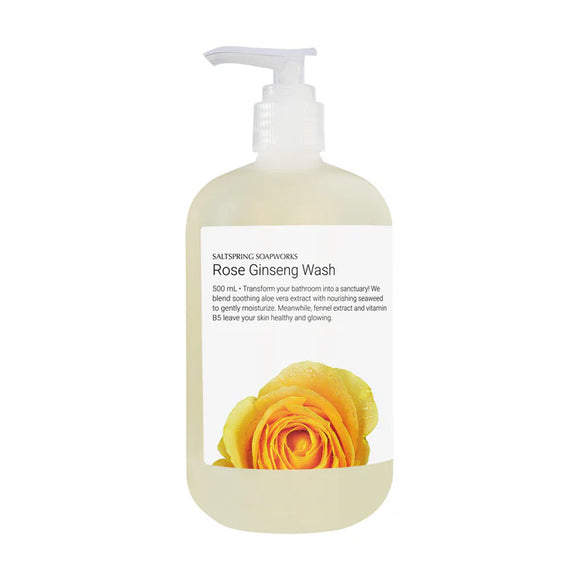 Saltspring Soapworks Rose Ginseng Wash